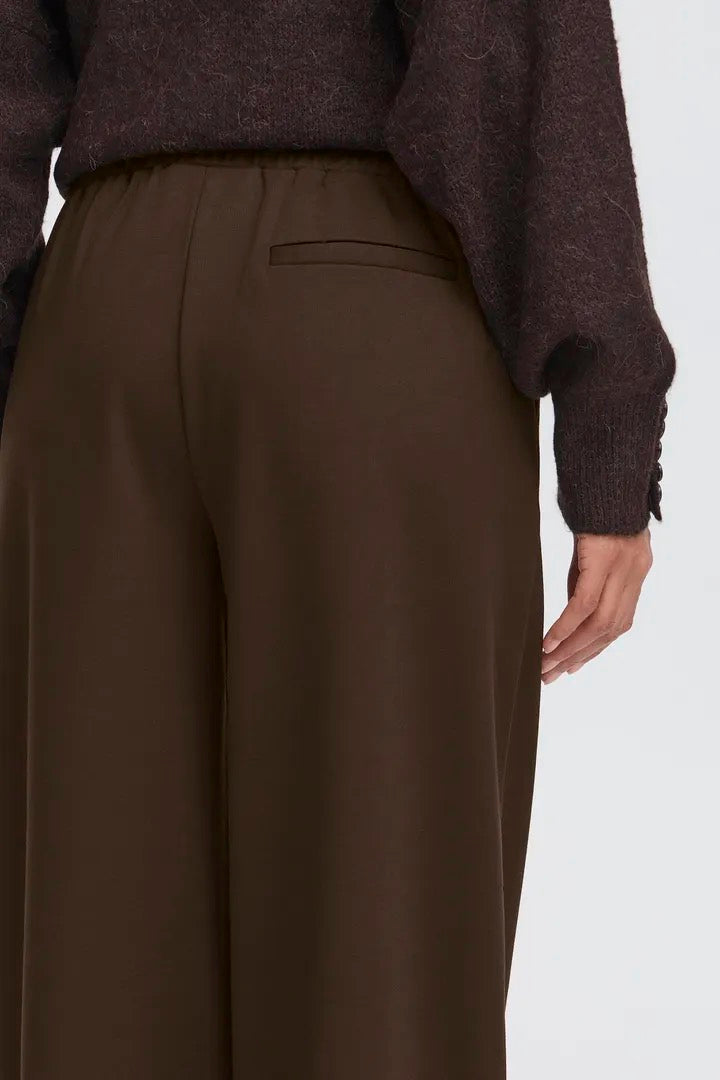 Kate Sus Long Wide Pant 2 - Chocolate Torte