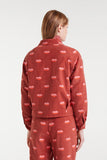 Lips Corduroy Jacket - Red Multi