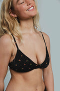 Triangle Bralette - Midnight Rose