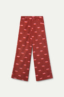 Lips Trousers - Red Multi