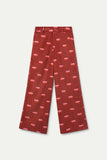 Lips Trousers - Red Multi