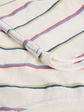 Clara Stripe Short Sleeve Tee - Ivory Print