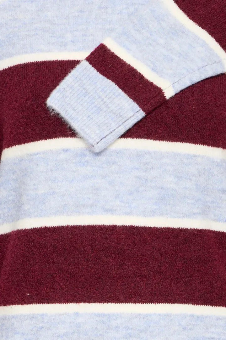 Edeen Pullover - Rhododendron/Blue