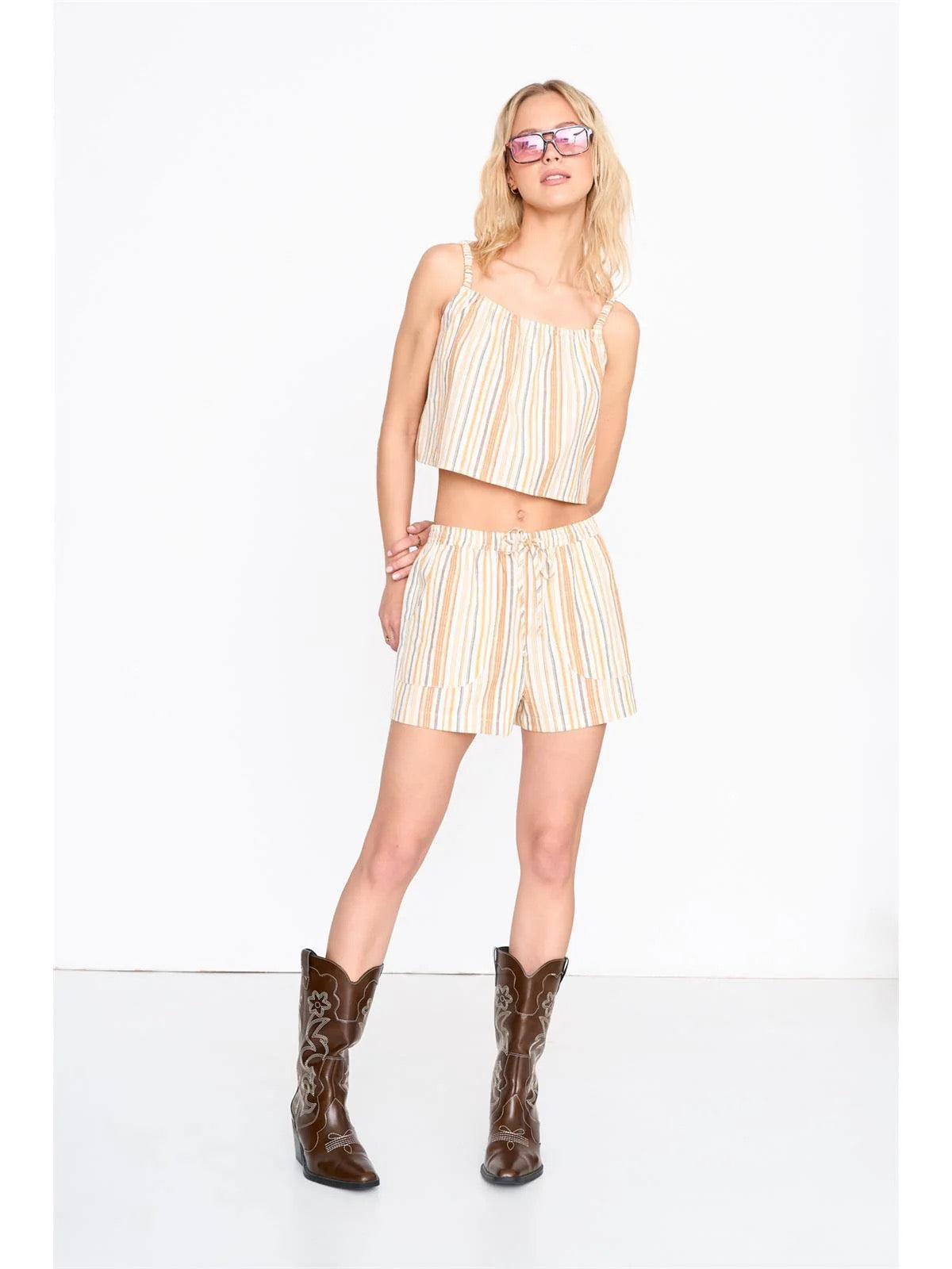 Multi Stripe Shorts