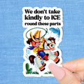 Abolish Ice Cowboy Sticker