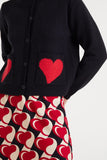 Heart Attack Jacquard Cardigan