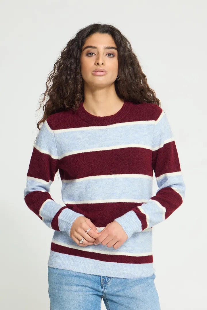 Edeen Pullover - Rhododendron/Blue