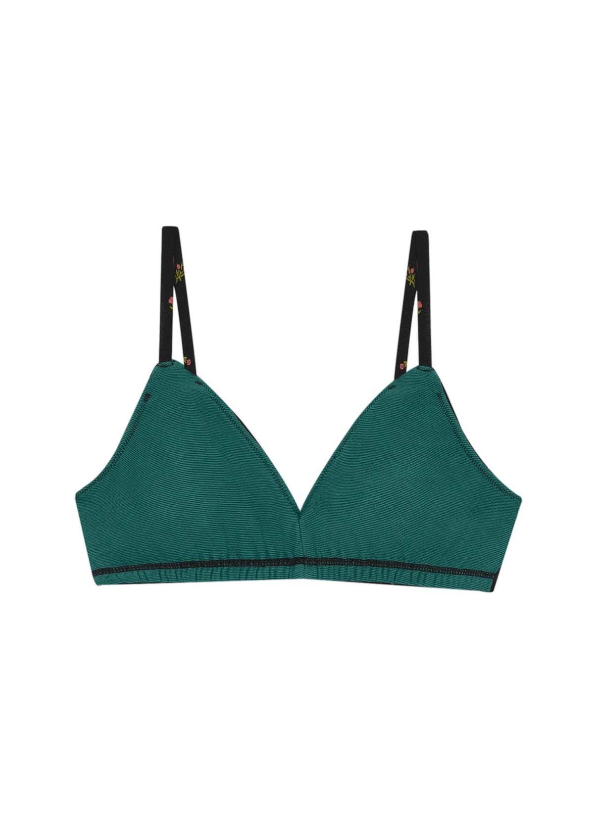 Triangle Bralette - Midnight Rose