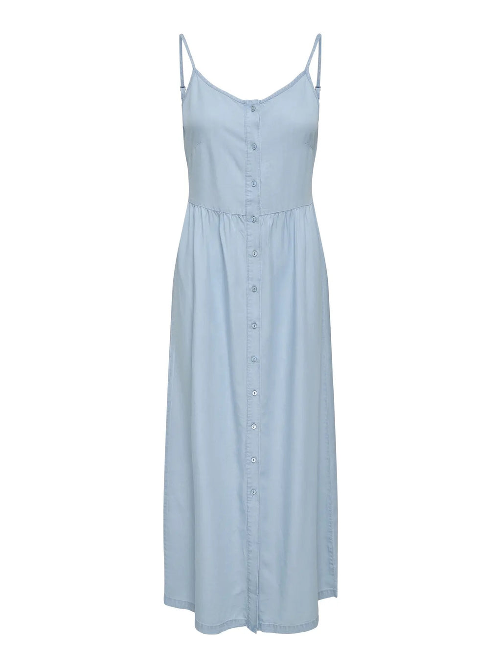 Charlis Life Long Strap Dress - Light Blue Denim