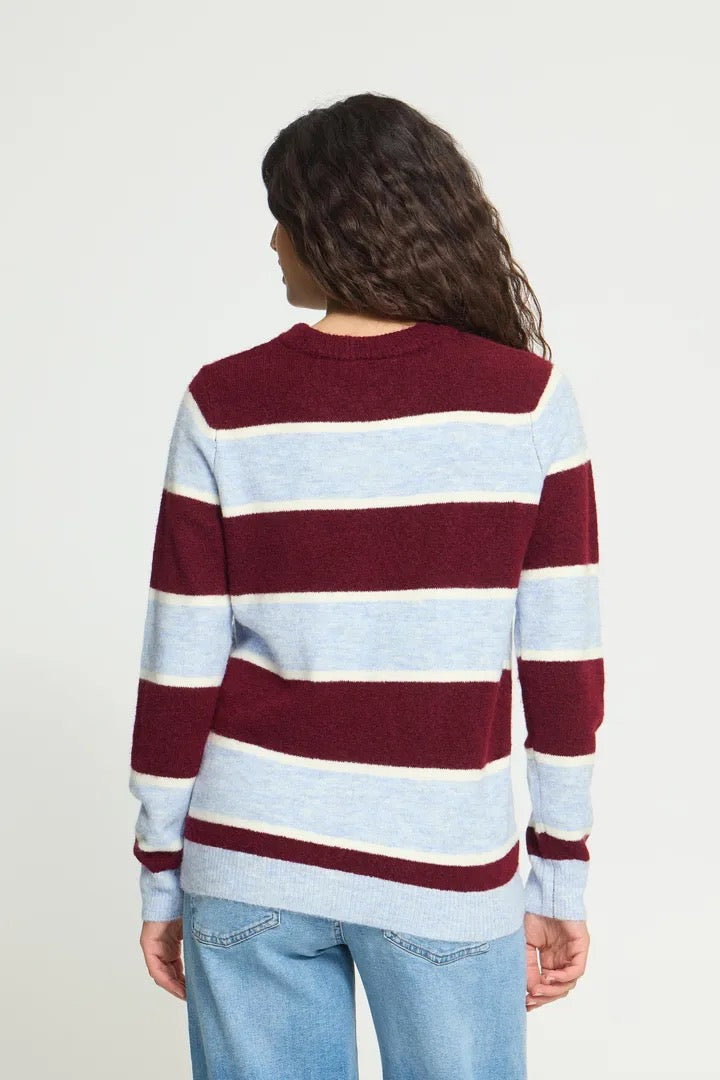 Edeen Pullover - Rhododendron/Blue