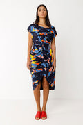 Amade GOTS Dress - Multi Blue