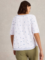 Weaver Embroidered Top - White Multi