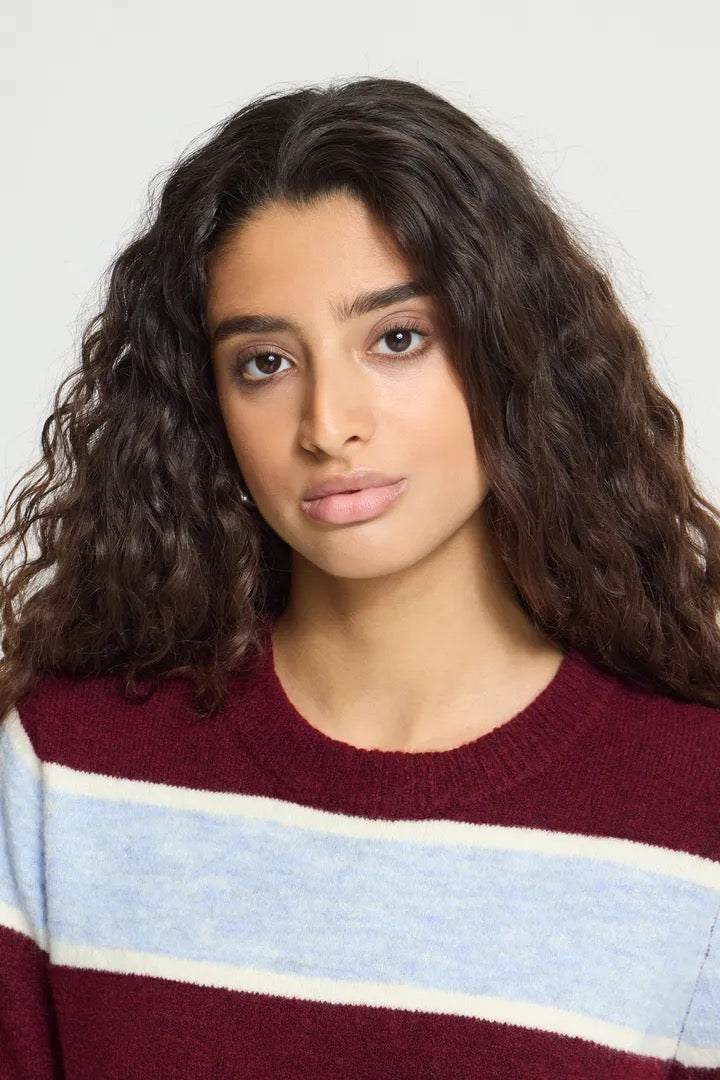 Edeen Pullover - Rhododendron/Blue