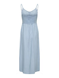 Charlis Life Long Strap Dress - Light Blue Denim
