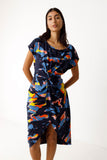 Amade GOTS Dress - Multi Blue