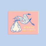 Special Delivery Stork Greeting Card