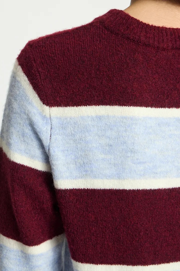 Edeen Pullover - Rhododendron/Blue