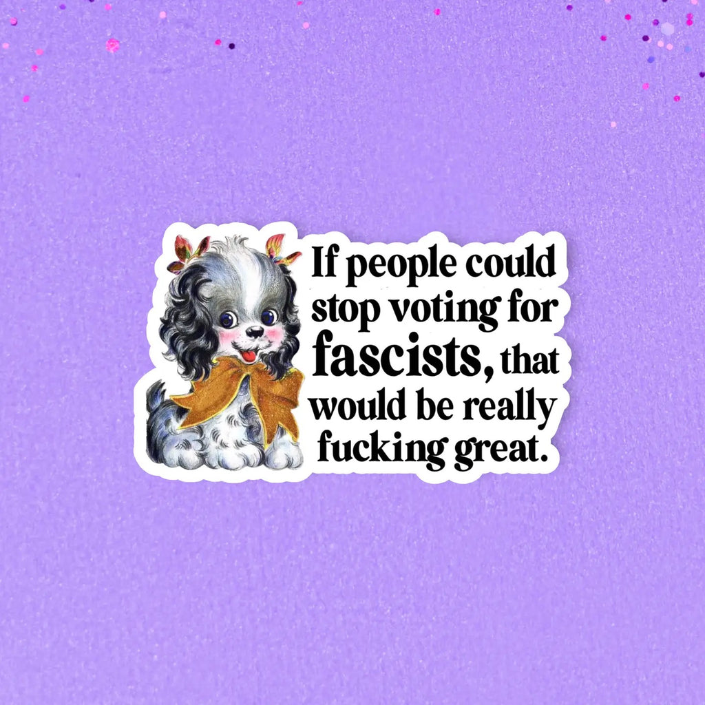 Anti Fascist Sticker