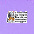 Anti Fascist Sticker