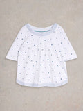 Weaver Embroidered Top - White Multi