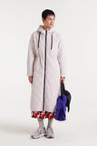 Long Hooded Quilted Coat