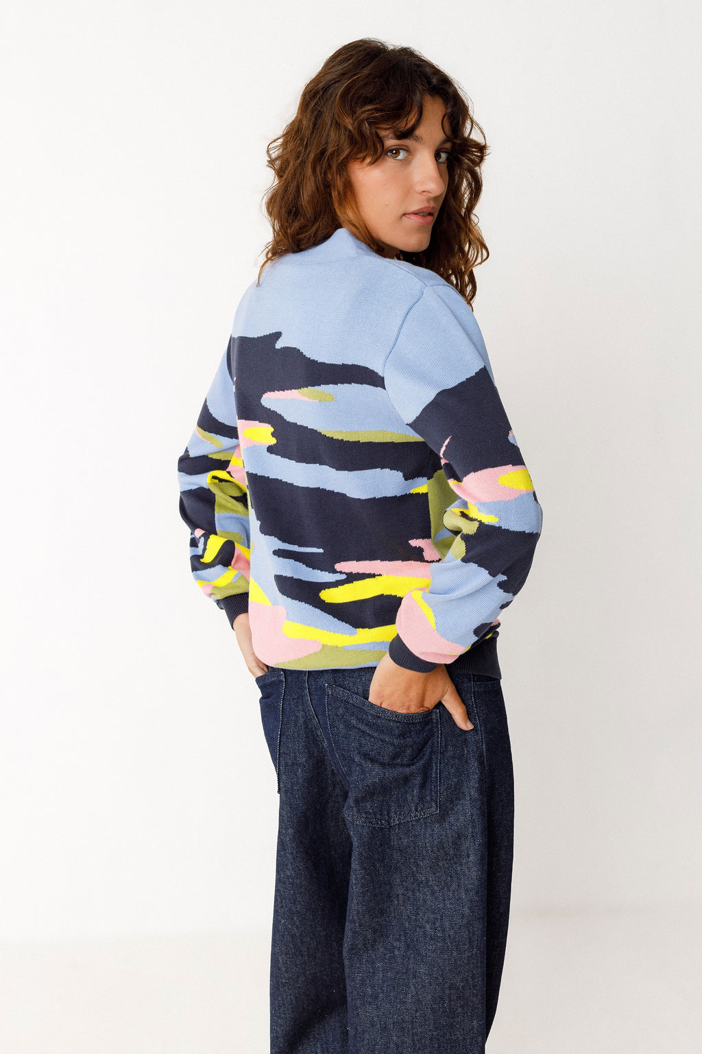 Alize GOTS Cardigan - Multicolour