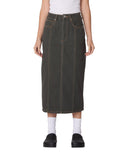 Faye Panel Skirt - Grey Faded