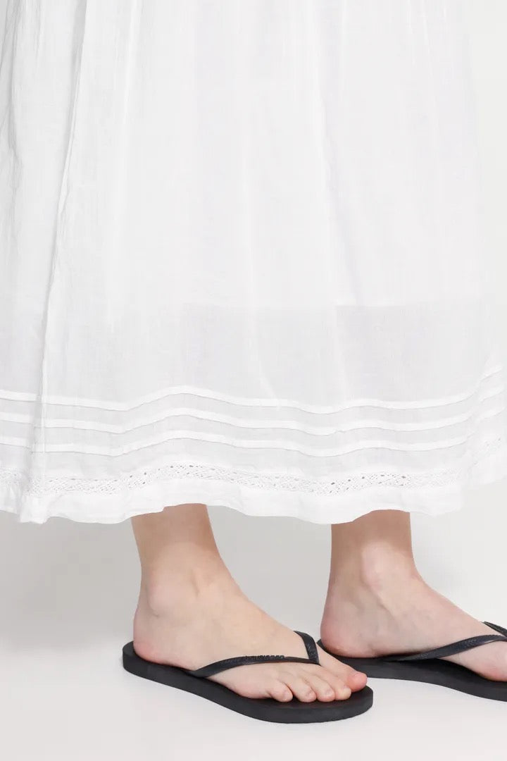 Voilana Skirt - Cloud Dancer