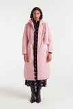 Long Hooded Quilted Coat