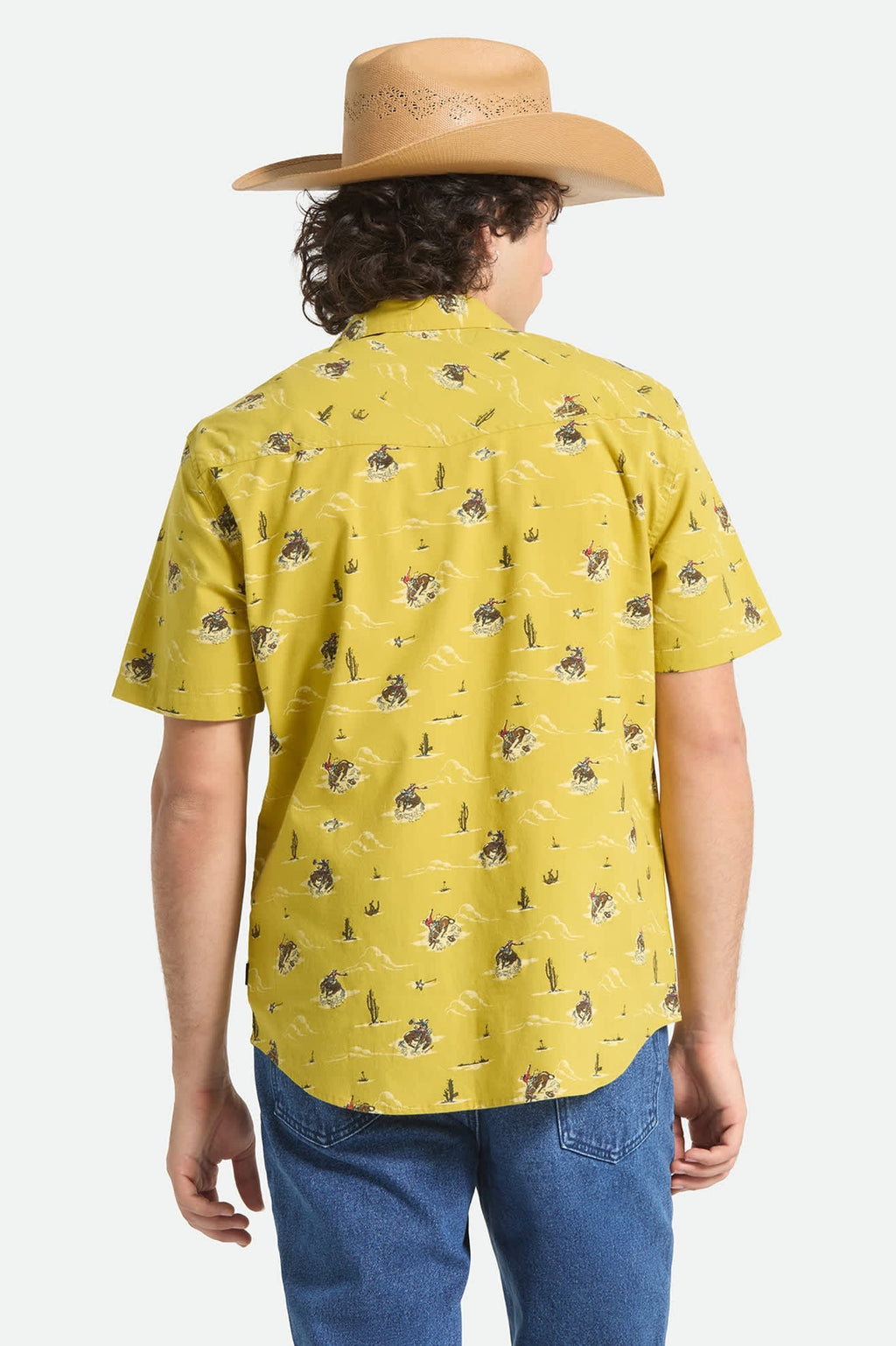Lone Star x Brixton Short Sleeve Woven - Texas Gold