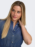 Charlis Life 2/4 Shirt Dress - Dark Blue Denim