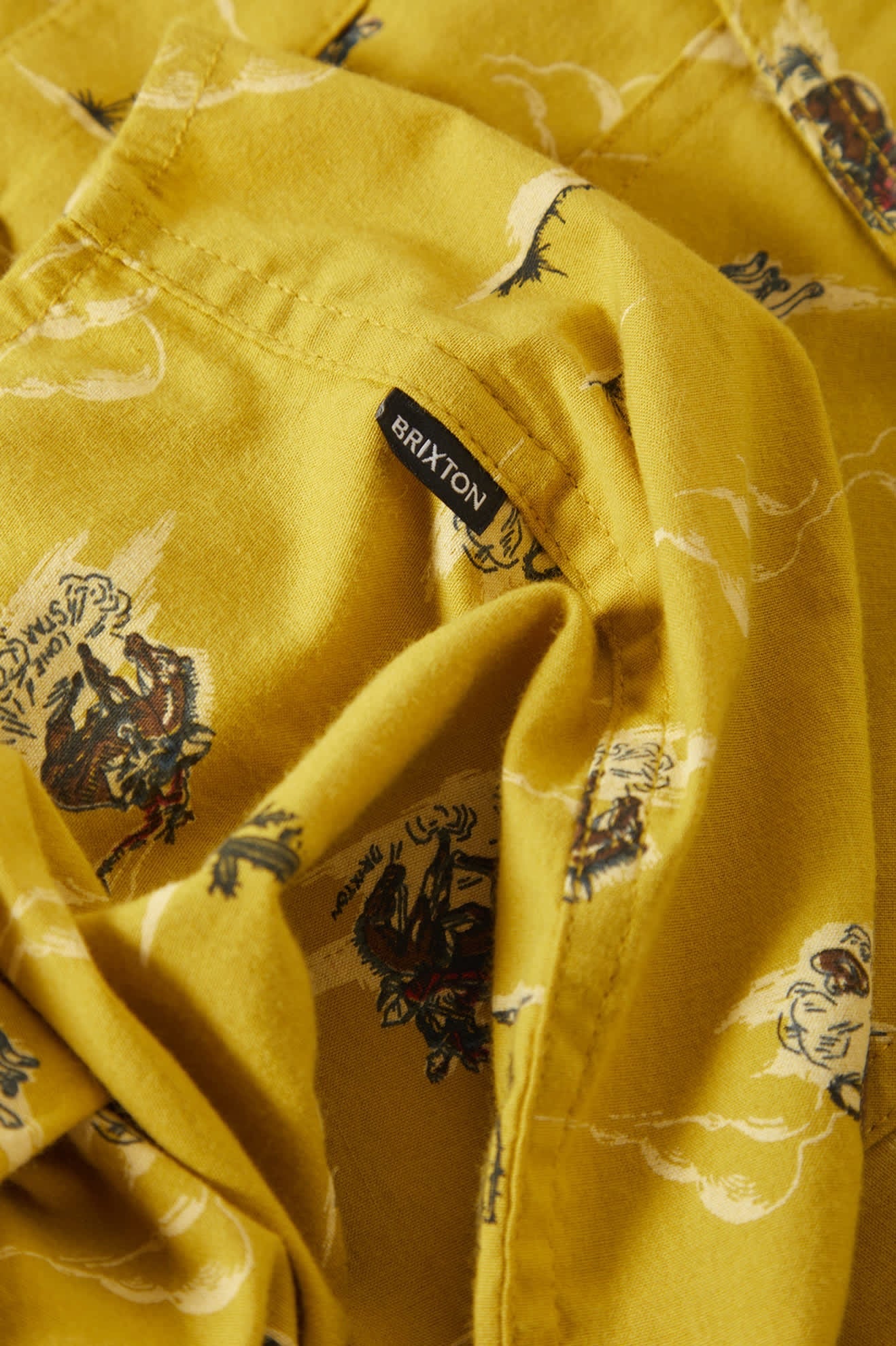 Lone Star x Brixton Short Sleeve Woven - Texas Gold