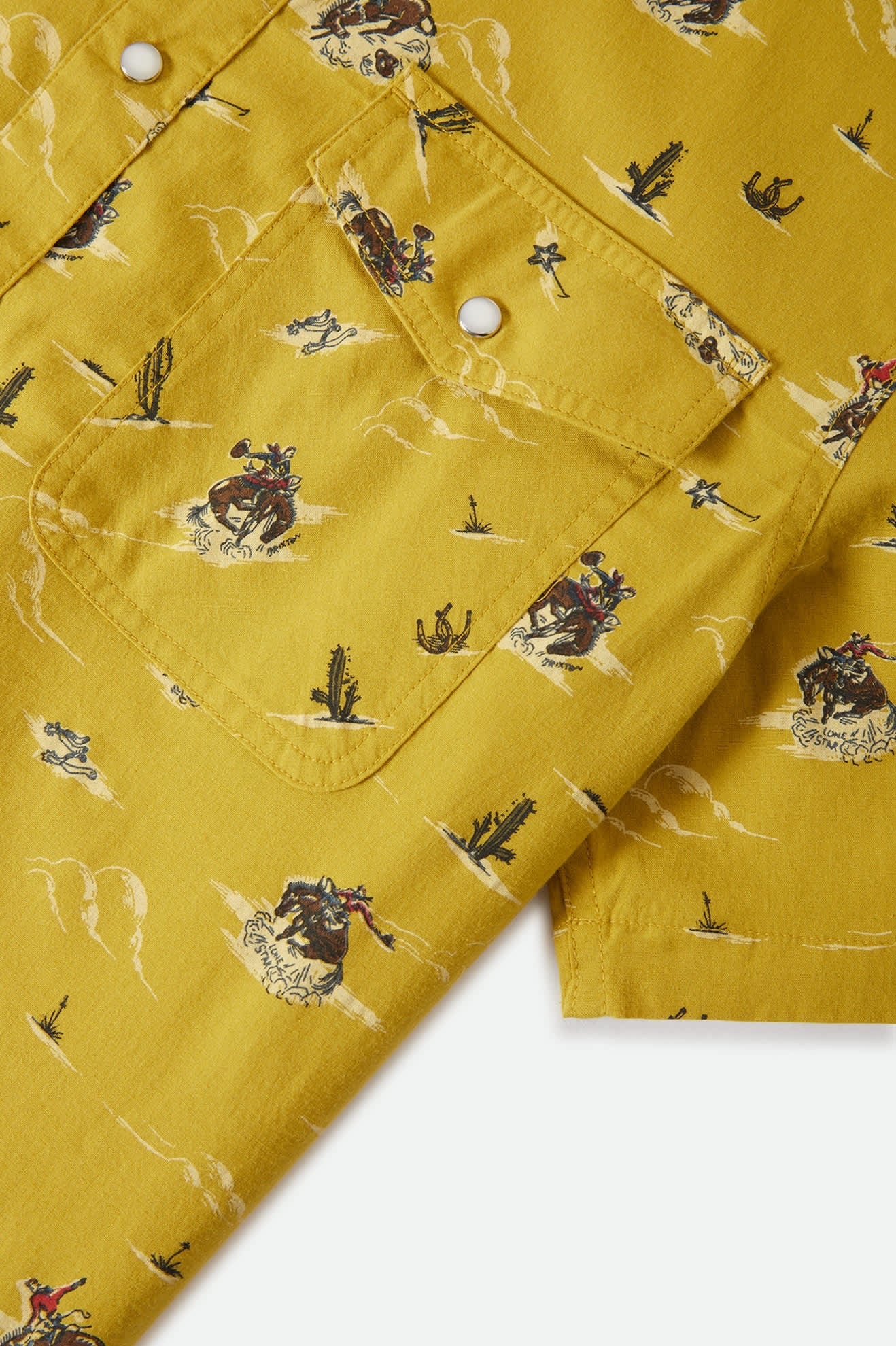 Lone Star x Brixton Short Sleeve Woven - Texas Gold
