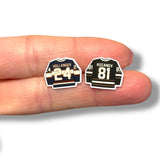 Heated Rivalry Jersey Earrings