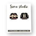 Heated Rivalry Jersey Earrings