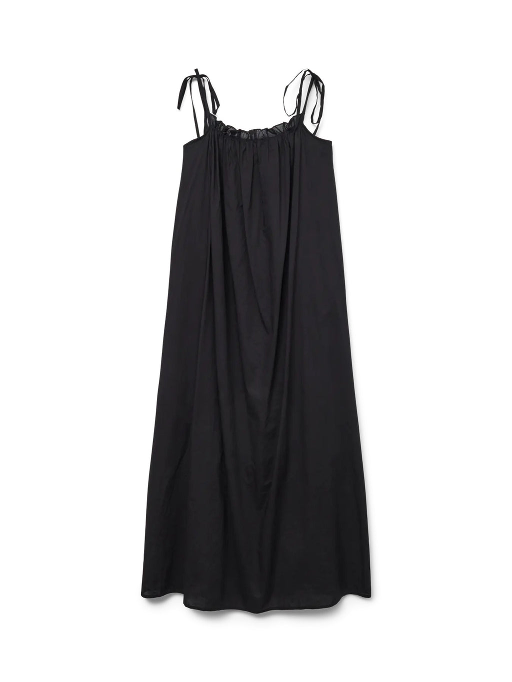 Roxanne Calf Volume Dress - Black