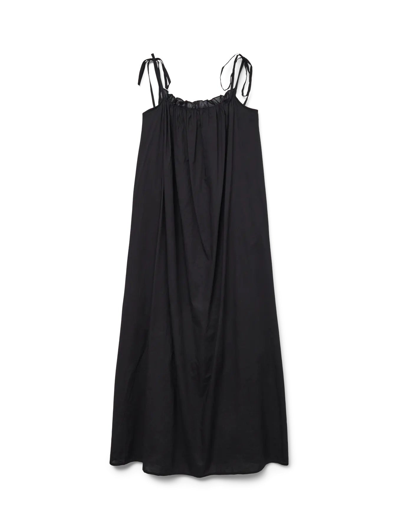 Roxanne Calf Volume Dress - Black