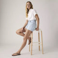 Cinch Mid Thigh Short - Abraided Art