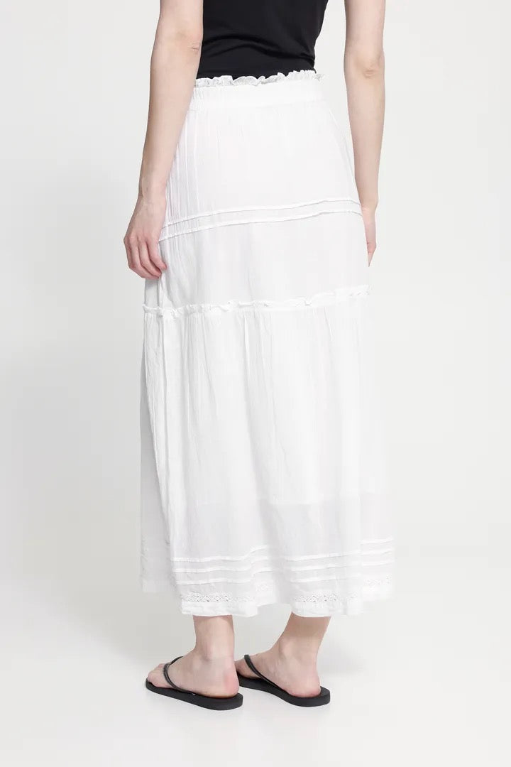 Voilana Skirt - Cloud Dancer