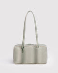 Nylon Bowler Bag - Sage Stripe