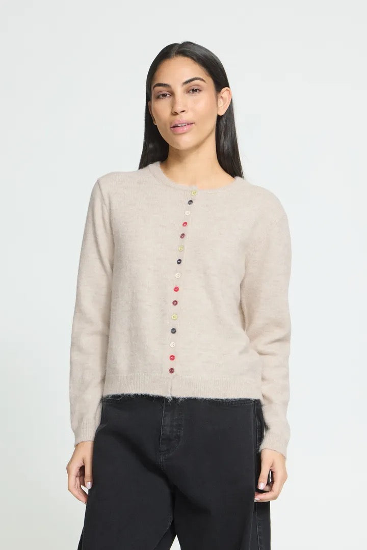 Fantia Cardigan - Birch Melange