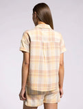 Pearl Shirt - Yellow Clay Plaid