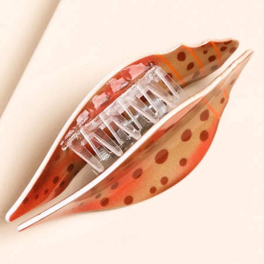 Brown Shell Hair Clip