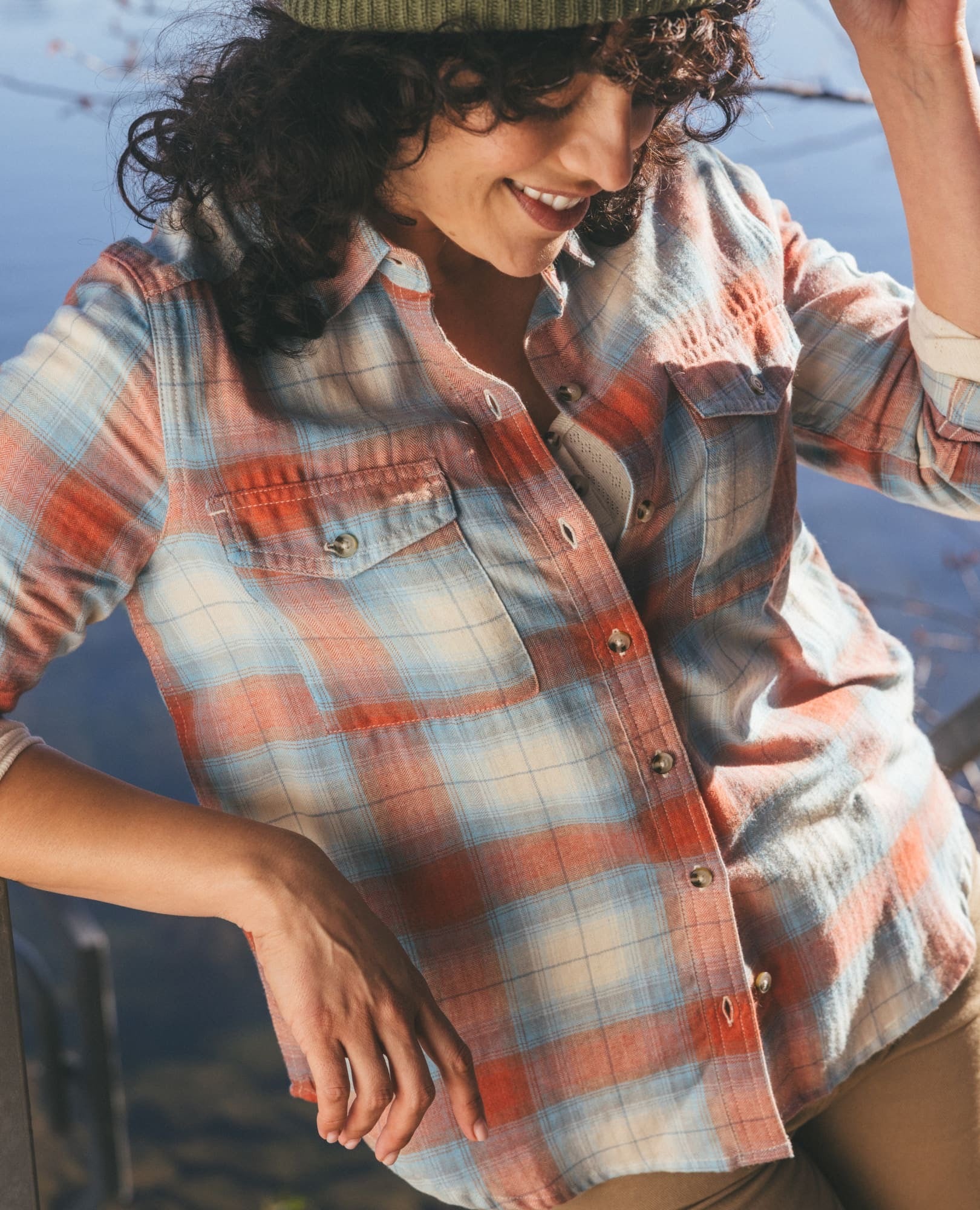 Re-form Flannel Shirt - Almond Pattern