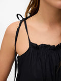 Roxanne Calf Volume Dress - Black