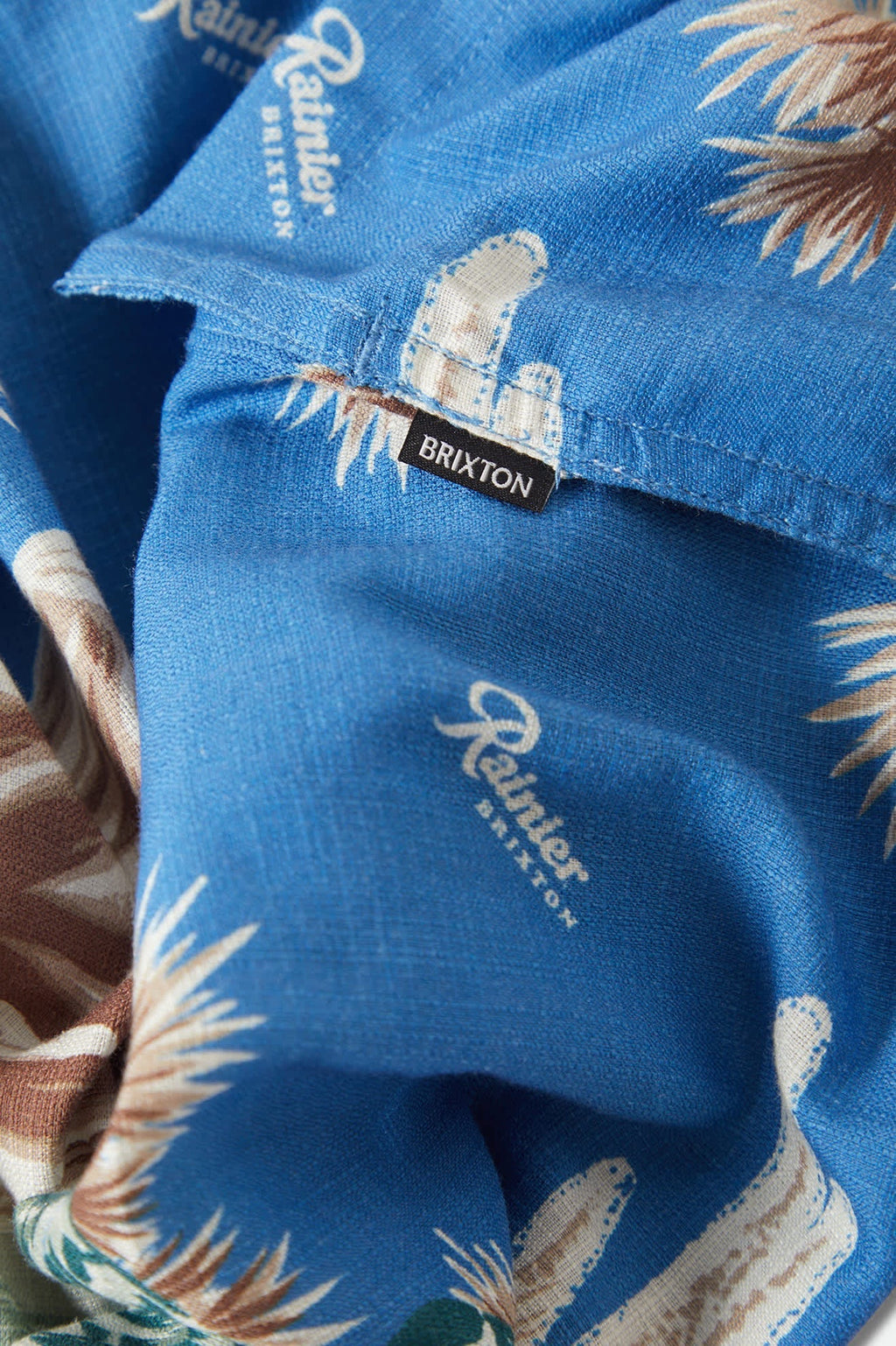 Rainier x Brixton Short Sleeve Woven - Blue Sky