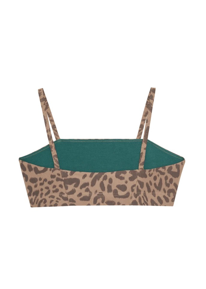 Tata Bralette - Leopard Tan