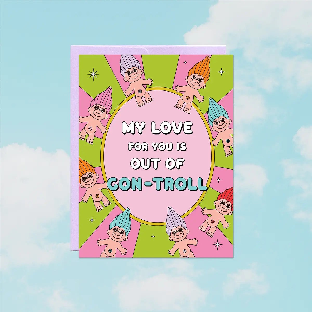 Out Of Con-troll Greeting Card