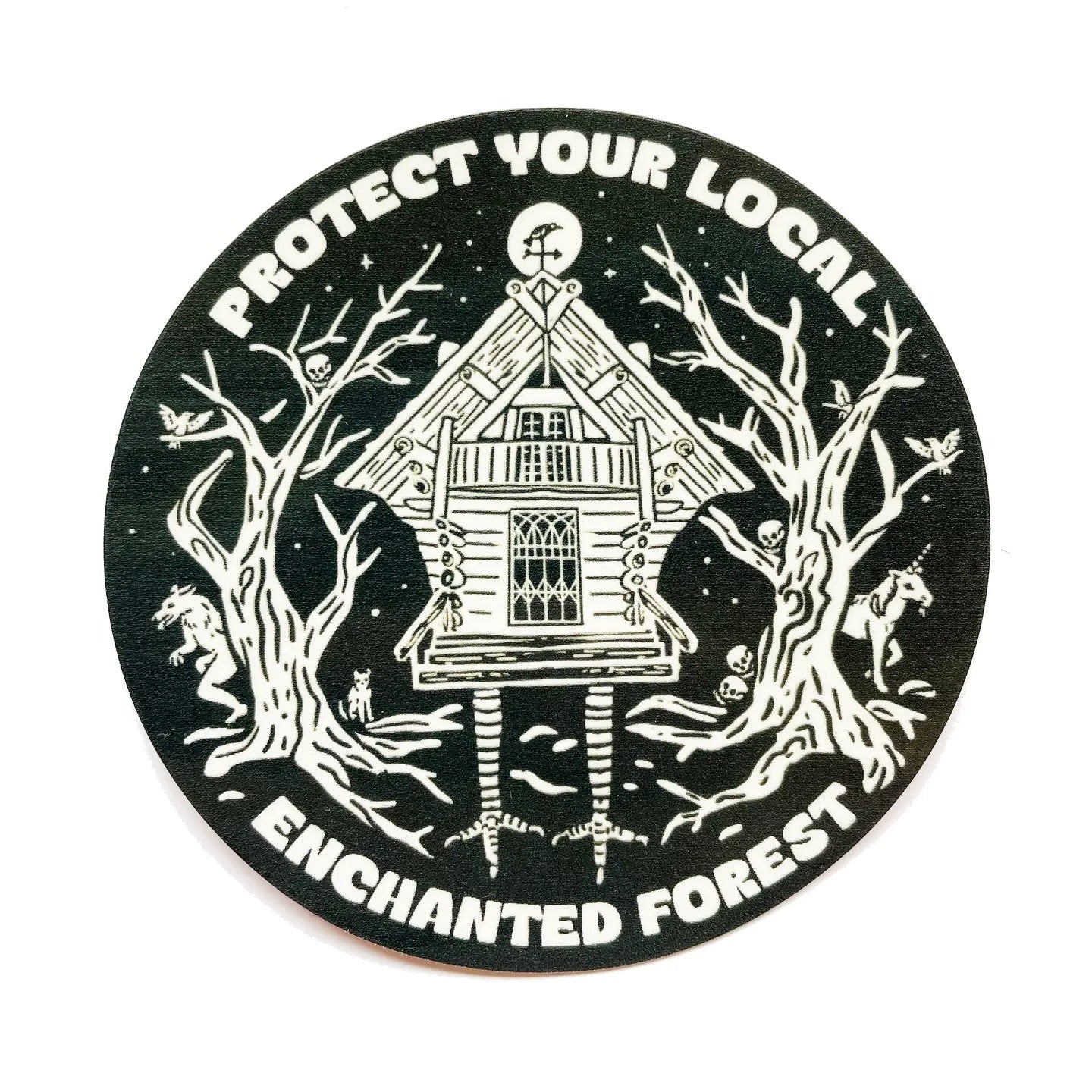 Protect Your Enchanted Forest Sticker