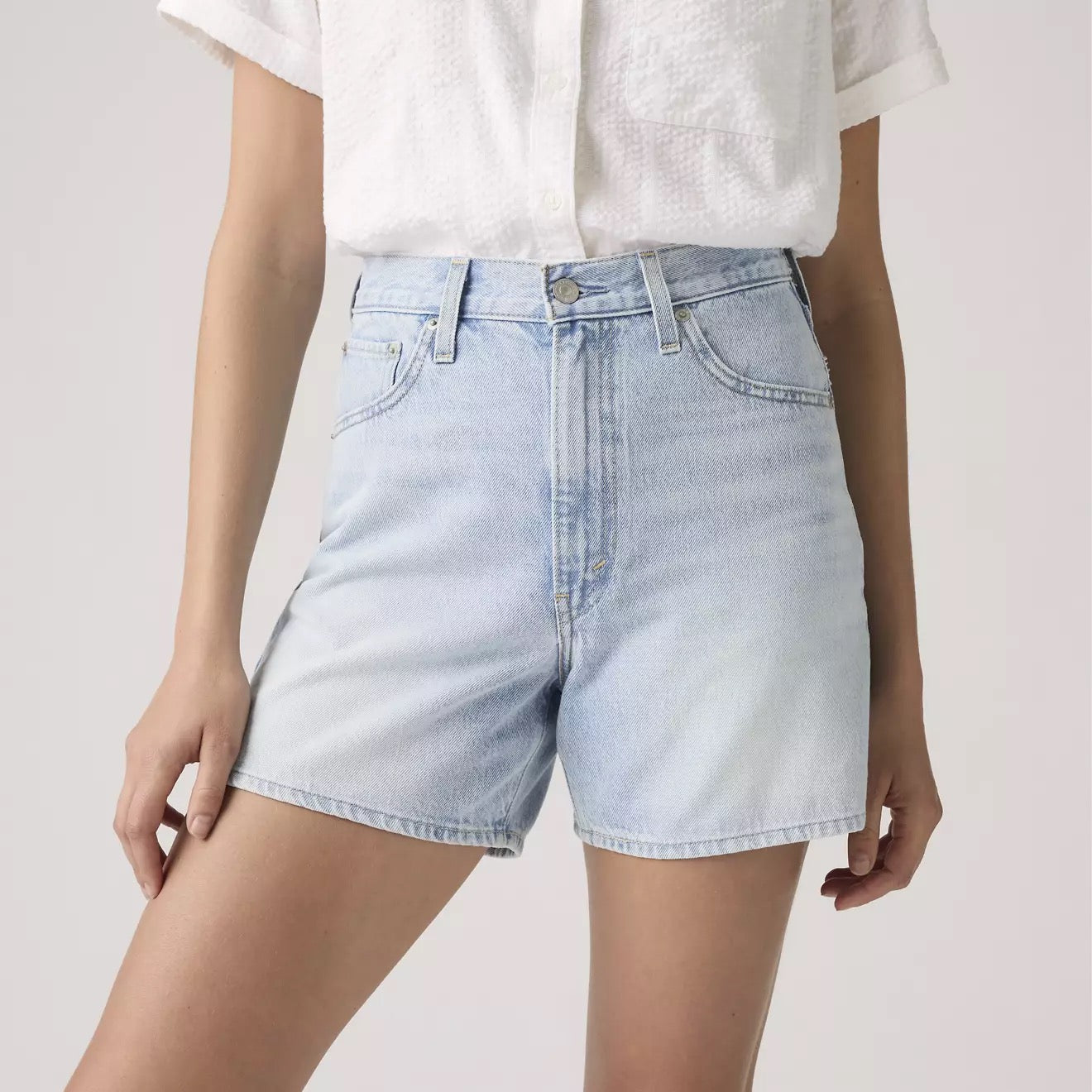 Cinch Mid Thigh Short - Abraided Art